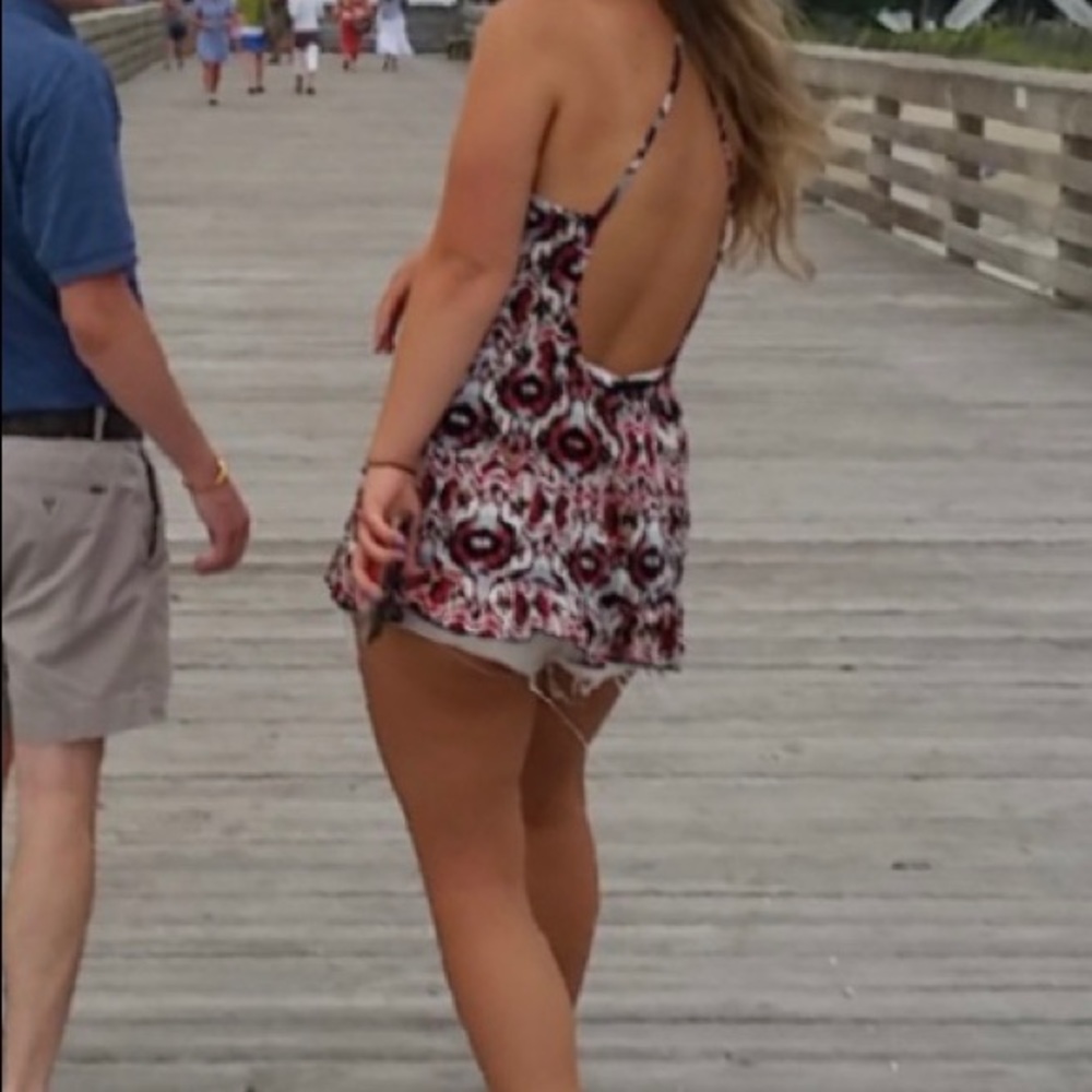 Starling brand tank top with low back